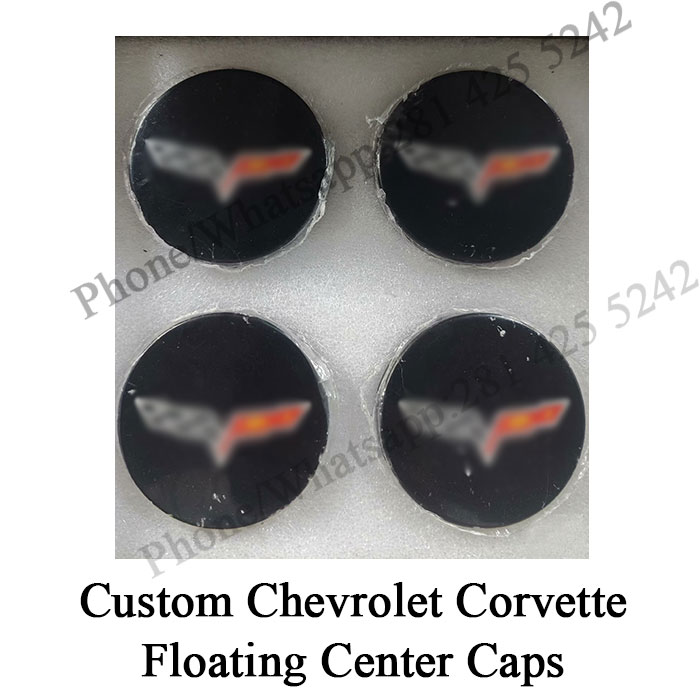 Custom Chevrolet Corvette floating center cap1